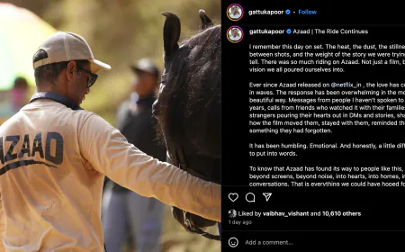 Director Abhishek Kapoor happy with the praise received by 'Azaad' on OTT, wrote an emotional note on social media