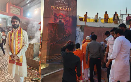 Director-actor Niraj Chauhan ignites an eternal flame as a symbol of commitment to Hindu unity
