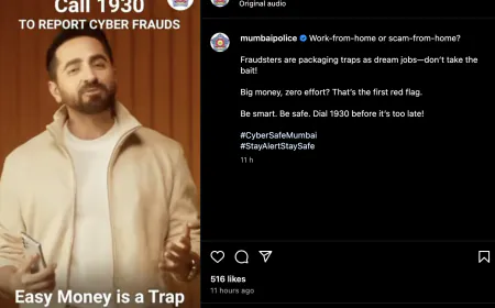 Ayushmann became part of Mumbai Police's special initiative, made people aware against cybercrime