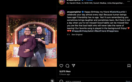 Anupam Kher remembers late friend Satish Kaushik, actor also in discussion about the film 'Tanvi'