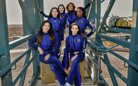 Blue Origin created history with women space crew, Katy Perry traveled to space with five women