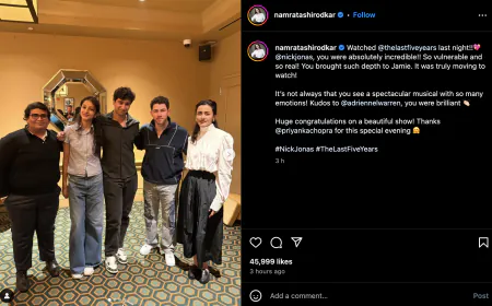 Namrata Shirodkar met Nick Jonas, expressed gratitude to Priyanka Chopra for the special evening
