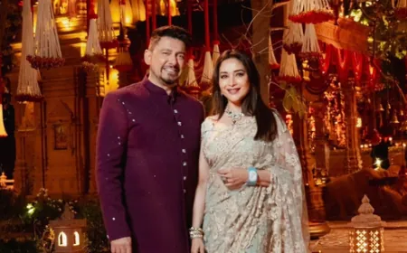 Madhuri Dixit's husband Dr. Nene lost 18 kg after quitting alcohol, became vegetarian