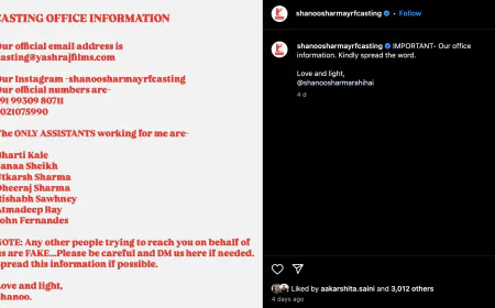 'Be cautious and inform others', Yash Raj Films warns about fake casting