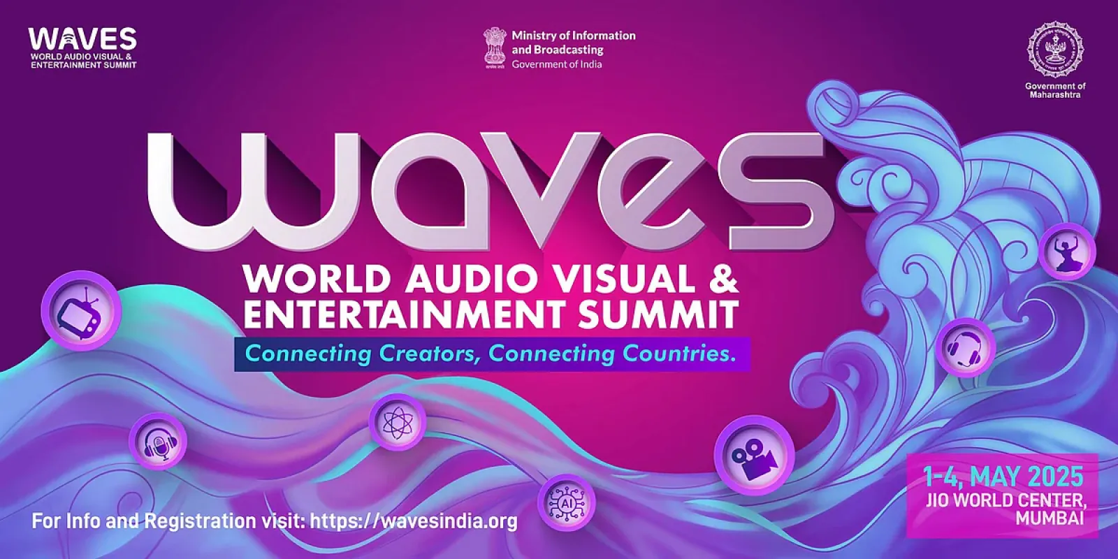 People in the content-creative sector got a big gift in Waves Summit 2025, IICT was announced