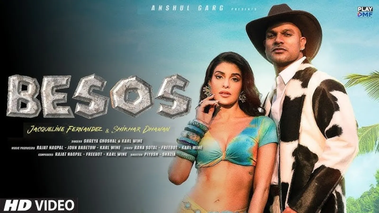 Shikhar Dhawan and Jacqueline's pair ready to rock with the song 'Besos', teaser released; Know details