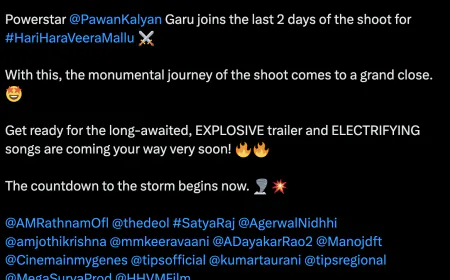 Pawan Kalyan resumes the shooting of 'Hari Hara Veera Mallu'; Makers promise to release the trailer