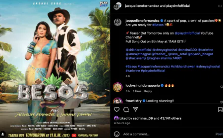 This cricketer will debut with Jacqueline Fernandez, the teaser of the song 'Besos' will be released on this day