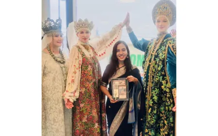 Dr. Geeta Bora Honored with Global Leader Award at India-Russia Summit in Moscow