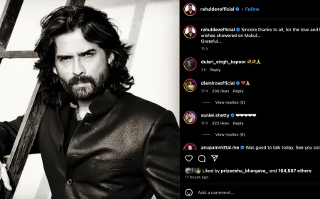 Rahul Dev made an emotional post for brother Mukul, celebs paid tribute