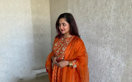 Rashami Desai Radiates Ethnic Elegance in Orange Outfit, Reflects on Her Spiritual Side