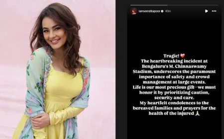 Seerat Kapoor Mourns RCB Parade Stampede: 'Life is Precious, Must Honor It'