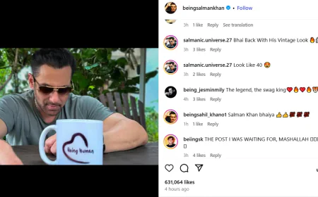 Fans went crazy after seeing Salman Khan's photo, users said- 'Legend Swag King'