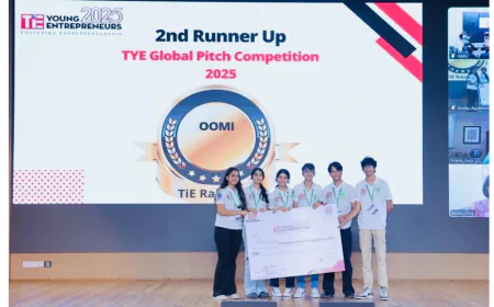 TiE Rajasthan Makes History at TYE Global 2024: Team OOMI Wins $1500 and Becomes Only Indian Team in Global Top 3