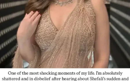 Shefali Jariwala's ex-husband expressed grief over her death, told the reason for not being able to attend the funeral