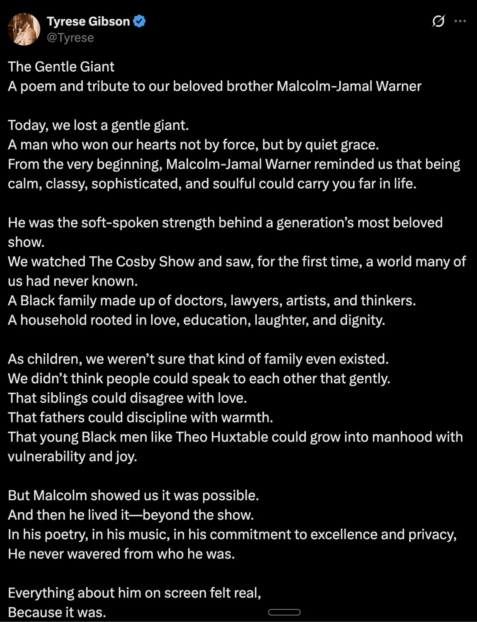 54-year-old actor Malcolm Jamal Warner dies due to drowning in the sea