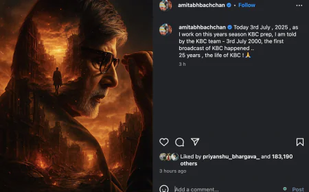 Amitabh Bachchan shared his great picture, remembering the 25 years journey of KBC show