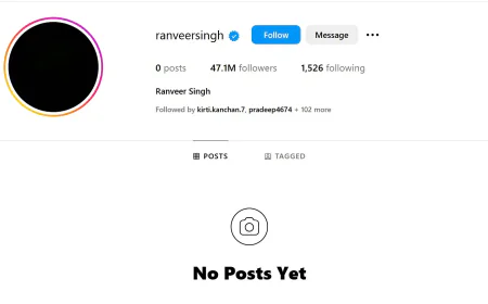 Ranveer Singh surprised fans a day before his 40th birthday, removed all posts from Instagram