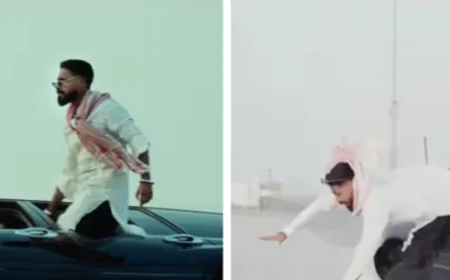 Rapper Emiway Bantai fell from a moving car on the road, stunt proved costly