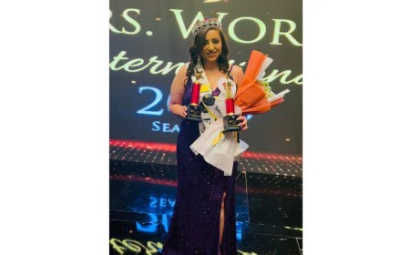 Fatemeh Amirbeygi Crowned Mrs. World Peace 2025 and won the subtitle Goodwill Ambassador (Ravishing) at Mrs. World International Season 3