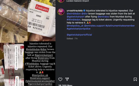 Urvashi Rautela's luxury bag was stolen in London