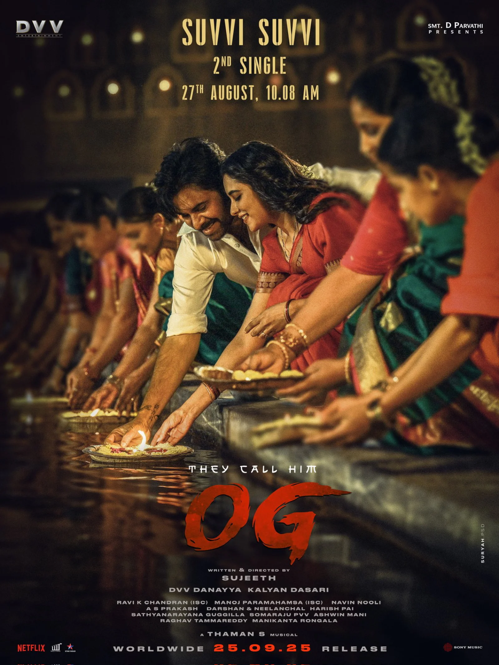 ‘Suvi Suvi’ Song from Pawan Kalyan’s ‘OG’ to Release on August 27