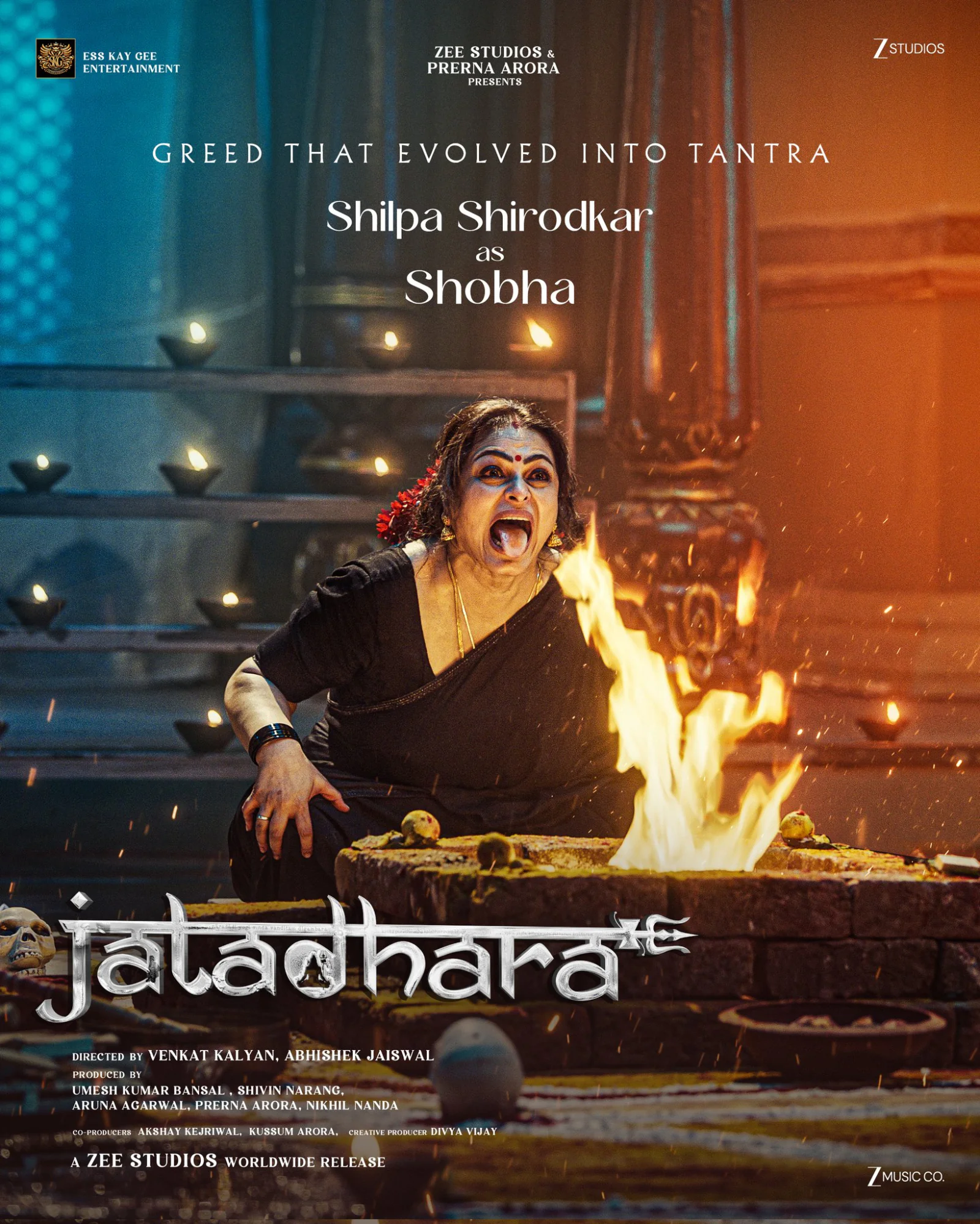 ‘Jatadhara’ New Poster Out: Shilpa Shirodkar Introduced as Shobha in Dark Avatar