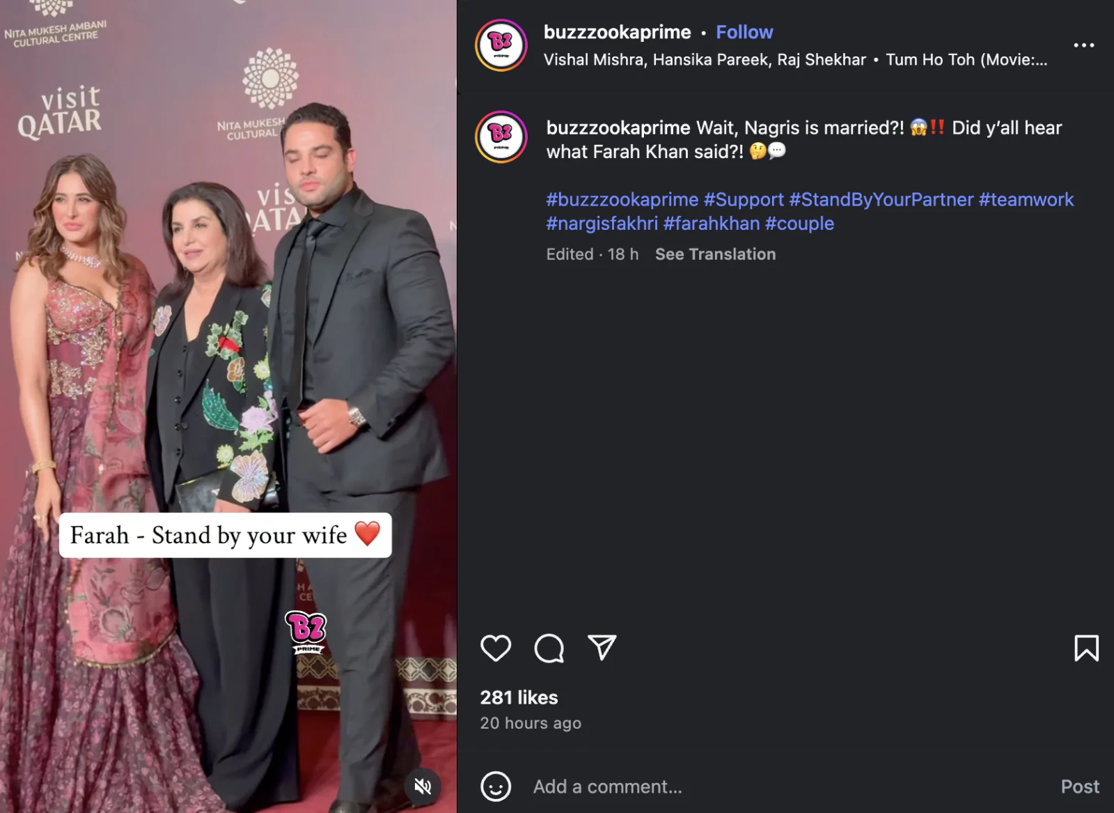 Nargis Fakhri seen with husband Tony for the first time after marriage