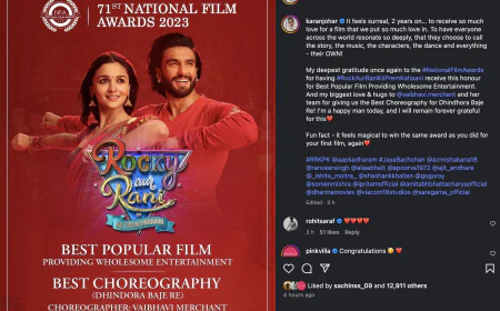‘Rocky Aur Rani Ki Prem Kahani’ won two National Awards, Karan expressed happiness; said- I can't believe it