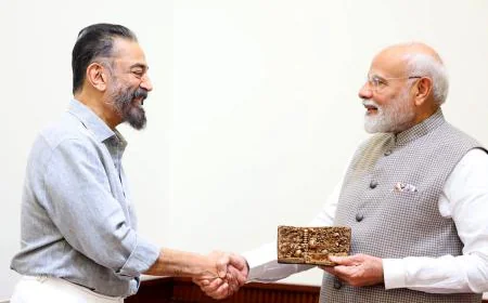 Kamal Haasan met PM Modi, raised the issue of getting recognition for the antiquity of Keeladi
