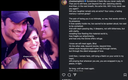 Sushant Singh Rajput's sister became emotional remembering, wrote a very emotional post on Raksha Bandhan