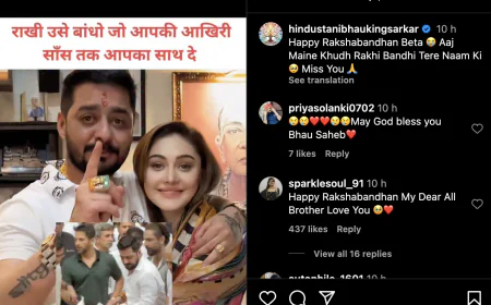 Hindustani Bhau shared an emotional post remembering Shefali Jariwala and wrote - Tere Naam Ki Rakhi Band li