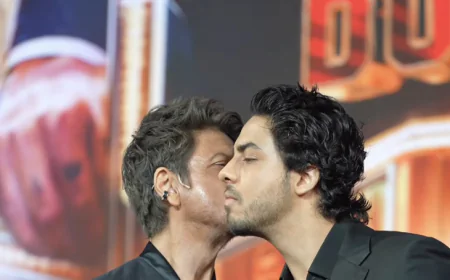 SRK Turns Self-Deprecating at Aryan’s Debut Show Launch, Jokes About His Film ‘Zero’