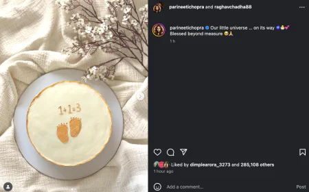 Parineeti and Raghav's house is going to resonate soon, the actress announced pregnancy