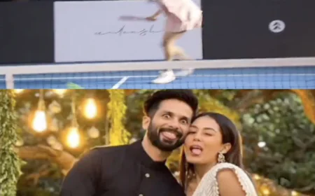 Shahid Kapoor and Mira Rajput Show Off Their Sporty Side Playing Pickleball