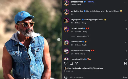 Bobby Deol reached Leh before the release of 'The Bads of Bollywood', gave many poses in a new look