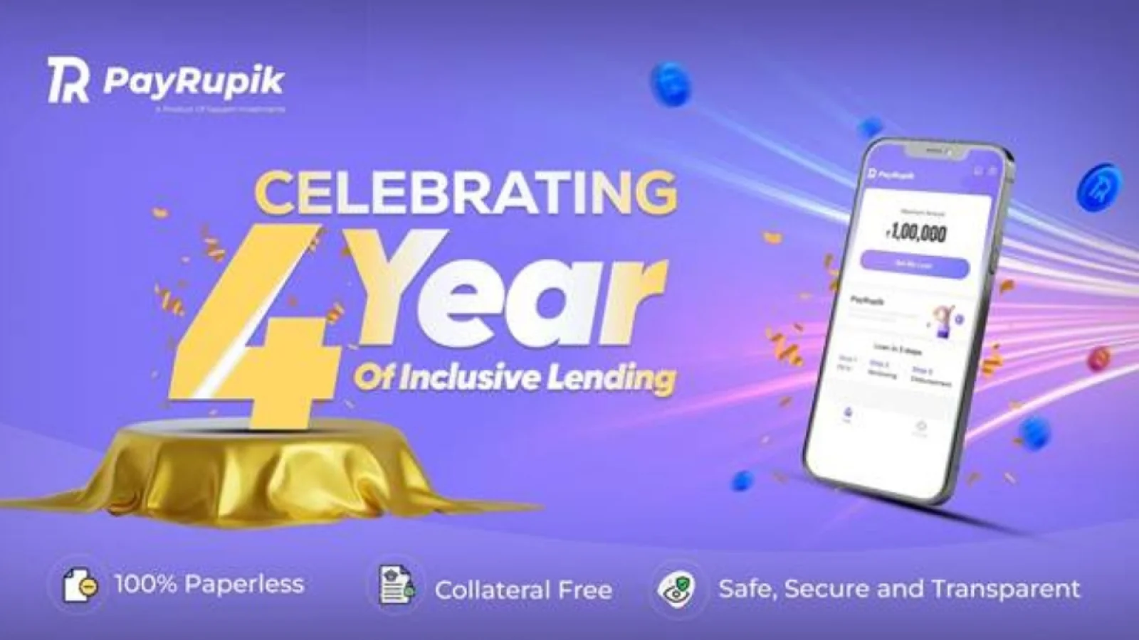 PayRupik Celebrates 4 Years of Inclusive Lending: Honoured with ‘Excellence in Financial Inclusion’ Award