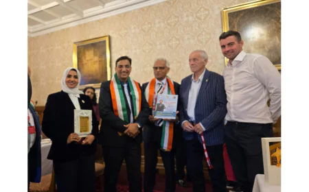 Special Presence of Dr. Arpit Chopra Jain at the International Peace Conclave held at the House of Lords, London