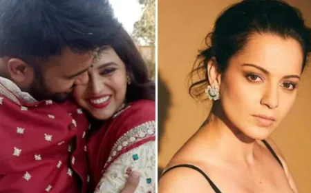 Fahad Ahmed called Kangana a bad politician, and his wife Swara Bhaskar interrupted, saying, "Her journey is commendable"