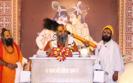 Sages Assemble for Reverence Of Gau Mata at Shrijadkhor Gau-Dham