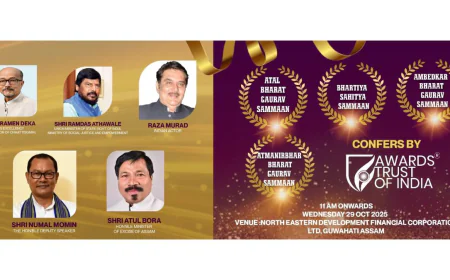 Awards Trust of India to Host Atal Bharat Gaurav Sammaan, Bhartiya Sahitya Sammaan and Ambedkar Bharat Gaurav Sammaan in Guwahati on October 29, 2025