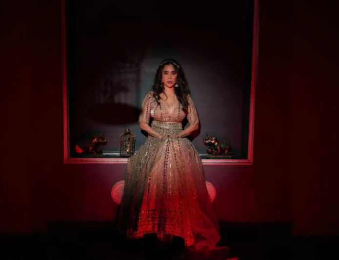 Nikita Rawal Shines in Golden Gown, Feels 'All Shimmery'