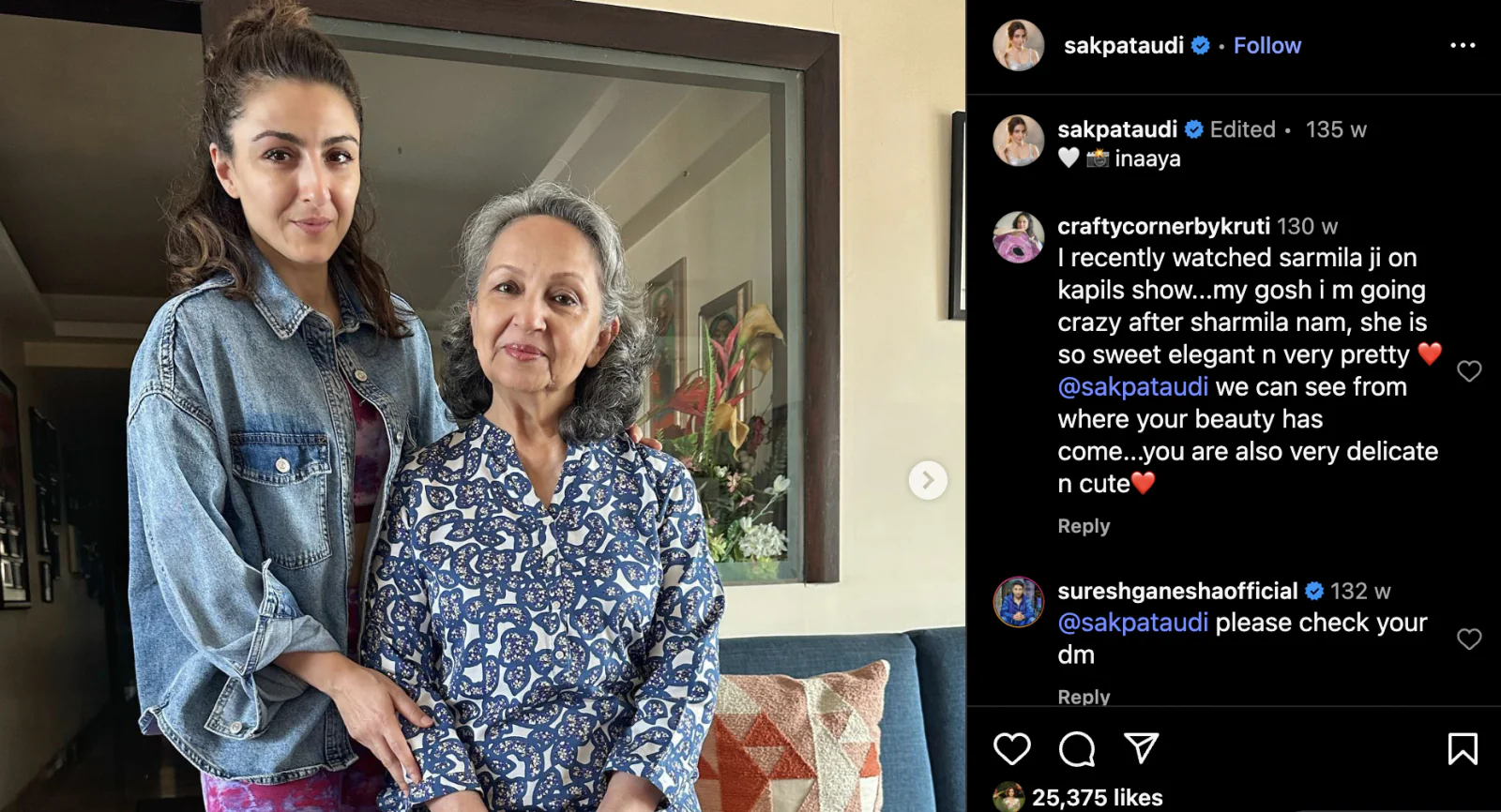 Soha Ali Khan Opens Up About Mother Sharmila Tagore’s Cancer Battle and Her Biggest Fear