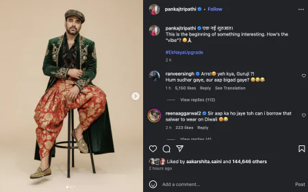 Pankaj Tripathi was seen in a unique look, even Ranveer Singh was surprised to see it, saying, "We have improved and you have deteriorated?"