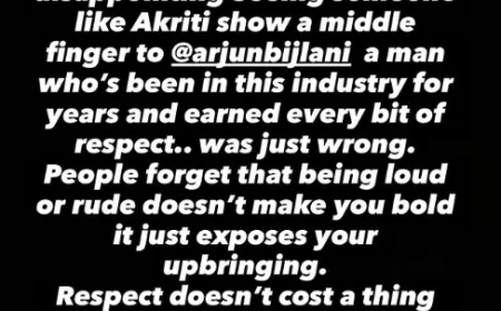 Aly Goni came out in support of Arjun Bijlani, criticizing Aakriti's behavior on 'Rise and Fall'
