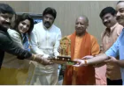 Balakrishna Meets UP CM Yogi Adityanath, Gifts Trident Ahead of Akhanda 2