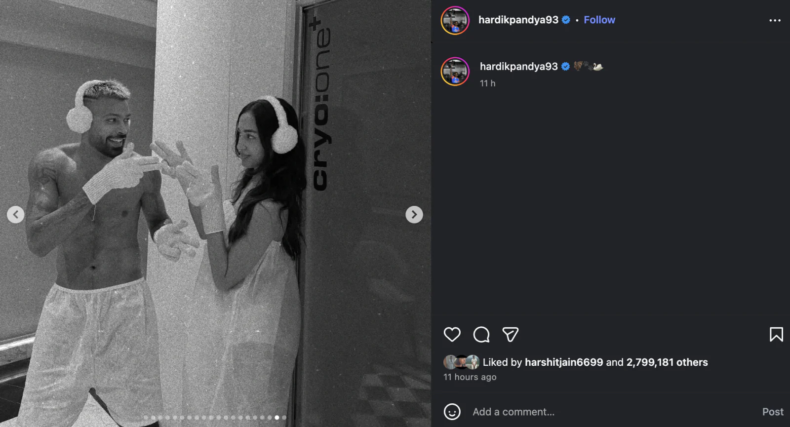 Hardik Pandya Goes Public with Girlfriend Mahika Sharma After Split with Natasha Stankovic