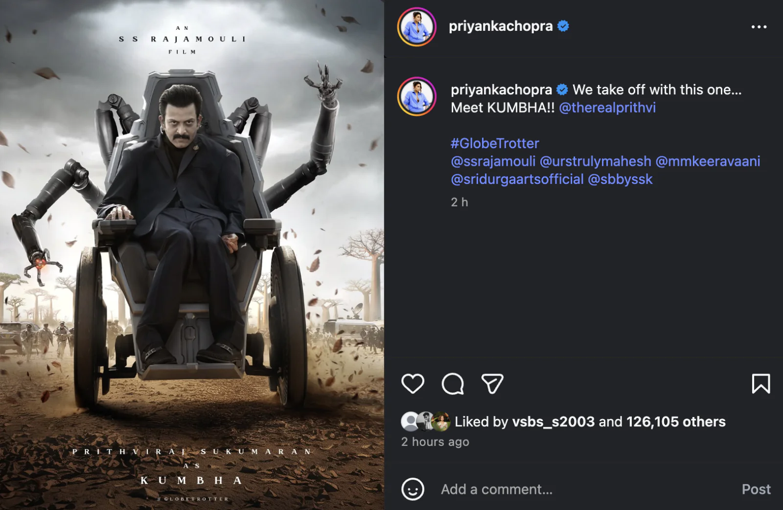 Prithviraj Sukumaran Transforms into ‘Kumbha’ in SS Rajamouli’s SSMB 29; First Look Revealed