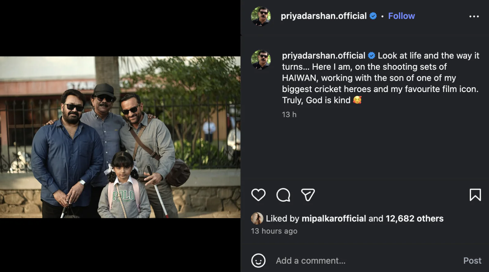 Priyadarshan Confirms Mohanlal’s Cameo in ‘Haiwaan’; Shoot with Saif Ali Khan Begins