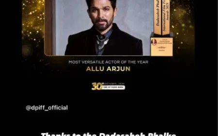 Allu Arjun Bags Top Honor at Dadasaheb Phalke Awards 2025 for His Outstanding Contribution to Cinema